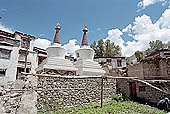 Ladakh - Leh, chortes close to Sankar Gompa